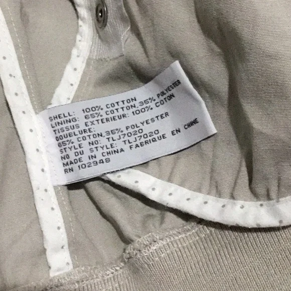 ⏰ Anthropology Tullette Khaki Bomber Jacket - Size S - Picture 8 of 12